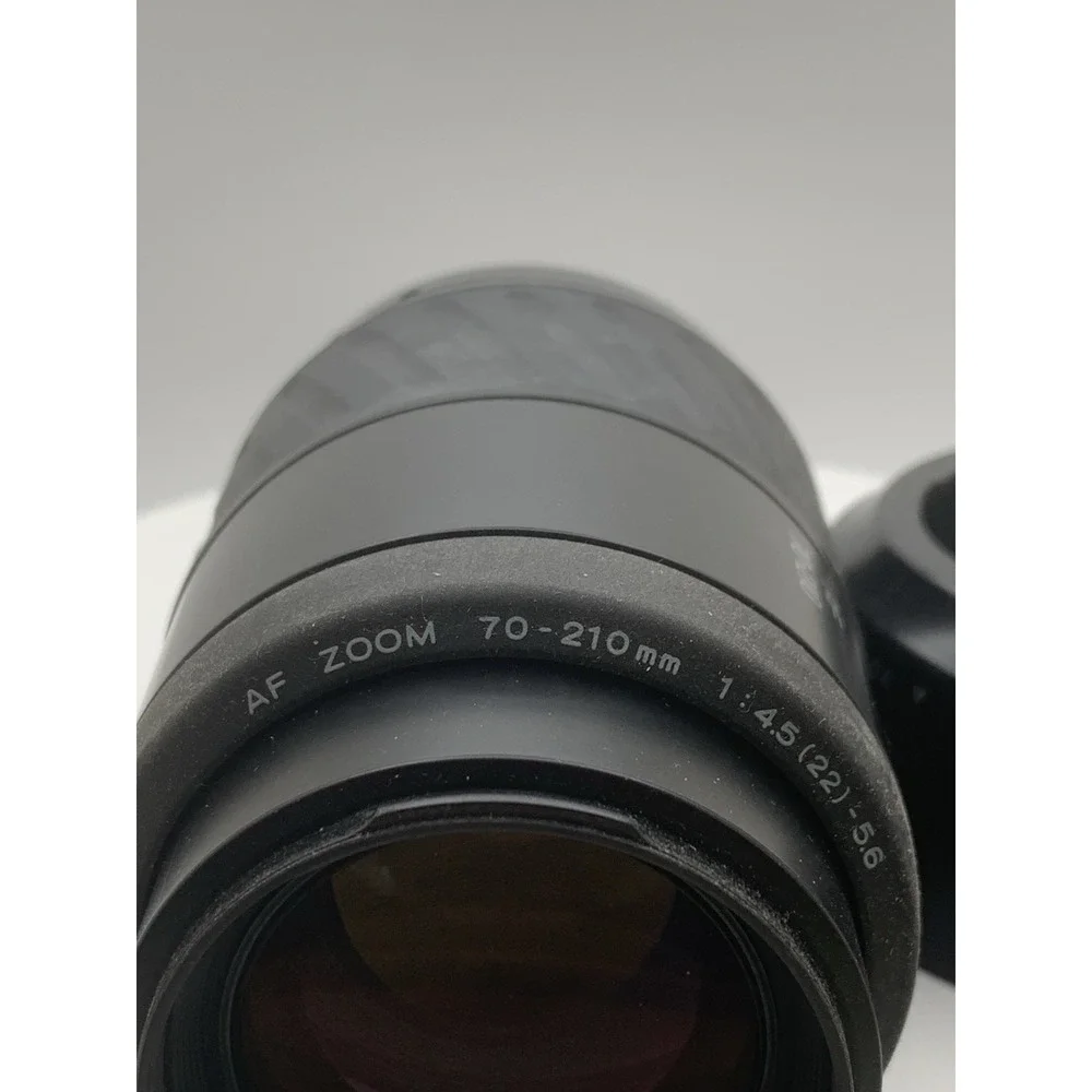 Minolta AF Zoom 70-210 mm 1:4.5 (22) -5.6 49mm Lens + Tiffen 49 Mm UV Protector